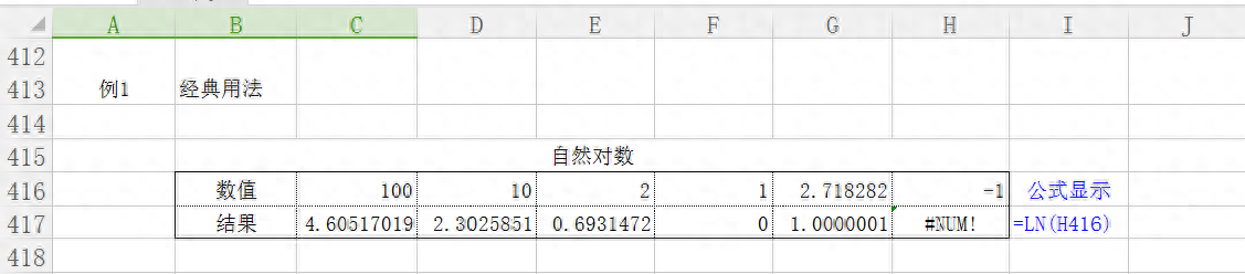 必收藏Excel数学与三角函数 sinh是什么函数