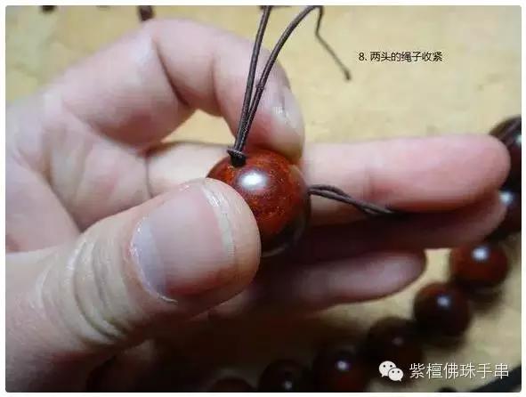 串珠手链怎么打结，佛珠手链打结（有了这个穿珠打结图解）