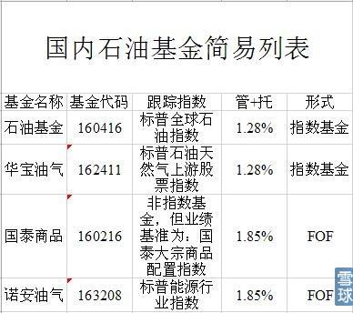 xop华宝油气指数实时，xop油气开采指数（看好油价，在国内买什么基金）