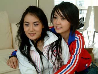 马剑琴和马剑琪，马承祖儿子马剑琴（同卵双胞胎肤色和眼球颜色都不同）