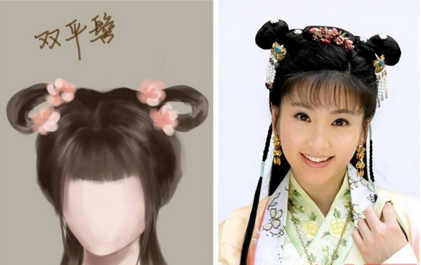 古代女子发髻图片，看了真实的古代发髻（那些美翻的古代发髻盘点）