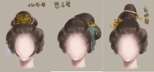 古代女子发髻图片，看了真实的古代发髻（那些美翻的古代发髻盘点）