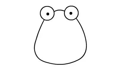 美丽的小池塘简笔画画法，简单的池塘简笔画（夏天池塘的小青蛙呱呱呱）