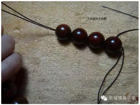 串珠手链怎么打结，佛珠手链打结（有了这个穿珠打结图解）