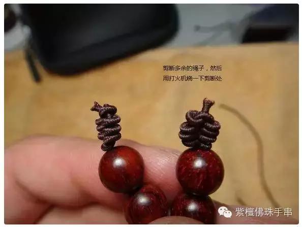 串珠手链怎么打结，佛珠手链打结（有了这个穿珠打结图解）