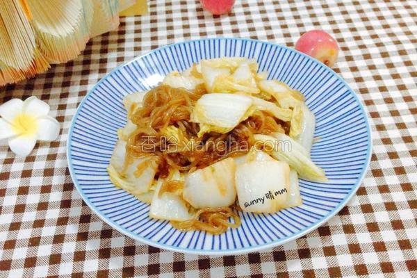 白菜粉丝怎么炒，如何炒白菜粉丝（白菜炒粉丝）