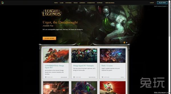 韩服lol官网，lol韩服注册教程（盘点LOL各服官网首页）