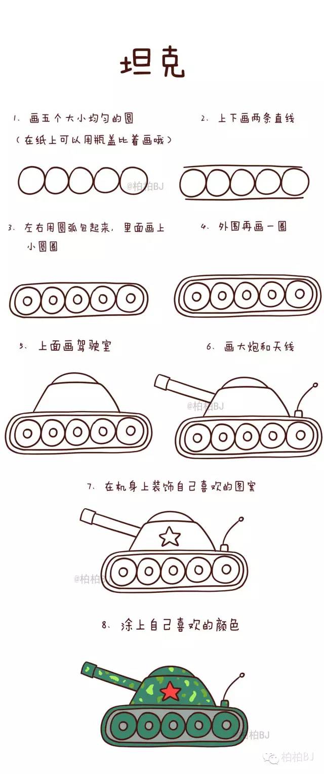 巧虎简笔画(一二三画个圈巧虎)