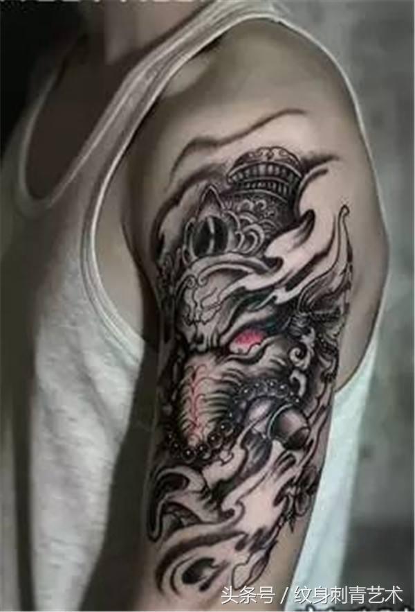 关于象神纹身的含义.,象神纹身的忌讳和讲究(象神纹身,寓意平安守护)