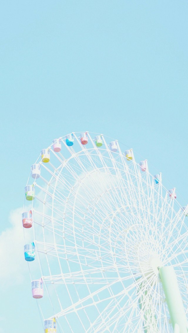 摩天轮 背景图片，摩天轮图片高清（手机壁纸，唯美浪漫摩天轮）