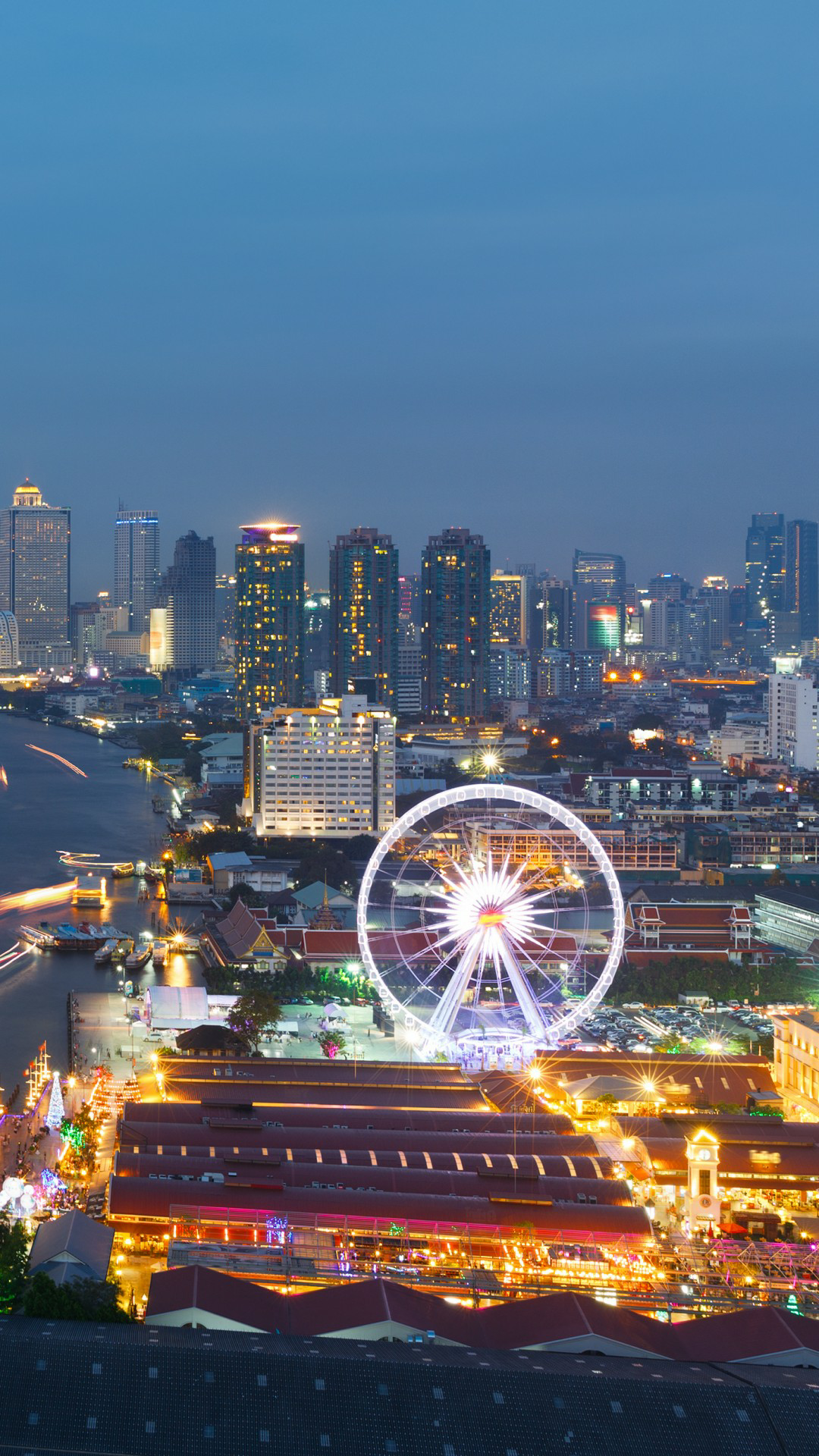 摩天轮 背景图片，摩天轮图片高清（手机壁纸，唯美浪漫摩天轮）