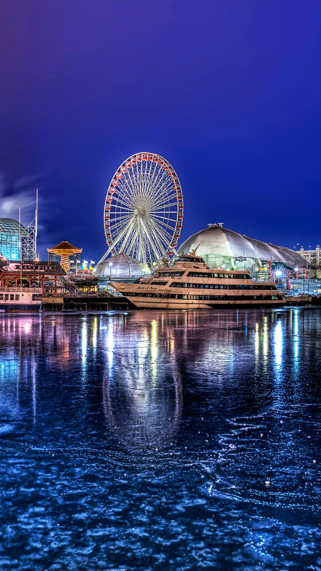 摩天轮 背景图片，摩天轮图片高清（手机壁纸，唯美浪漫摩天轮）