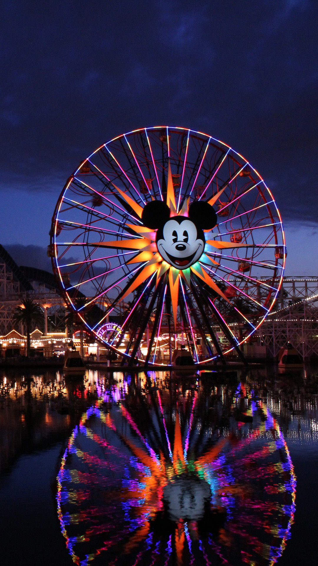 摩天轮 背景图片，摩天轮图片高清（手机壁纸，唯美浪漫摩天轮）