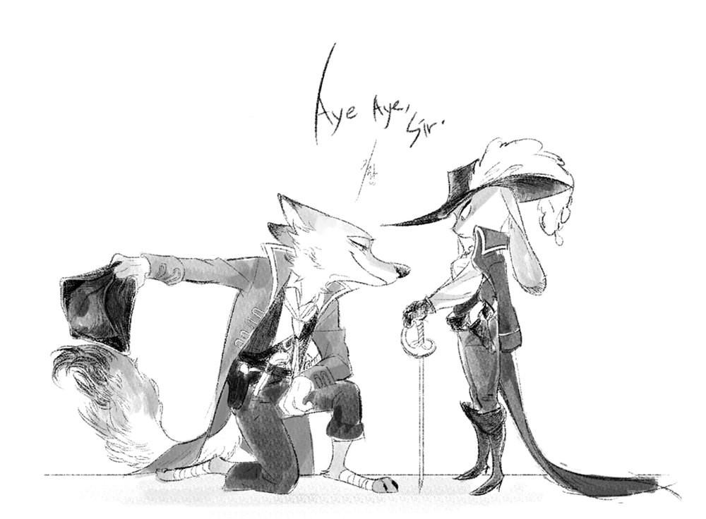 疯狂动物城同人，疯狂动物城同人漫画拟人（同人手绘艺术家笔下的《疯狂动物城》）