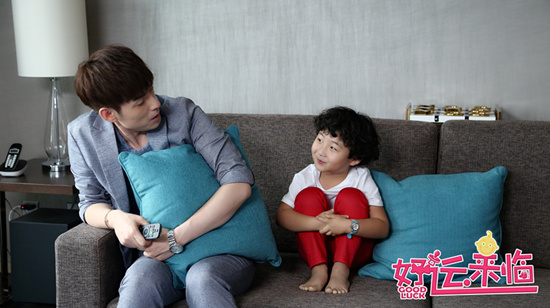 《好运来临》中,以刘欢饰演的苏适与曾泳醍饰演的万灵的备孕故事为