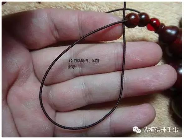 串珠手链怎么打结,佛珠手链打结(有了这个穿珠打结图解)