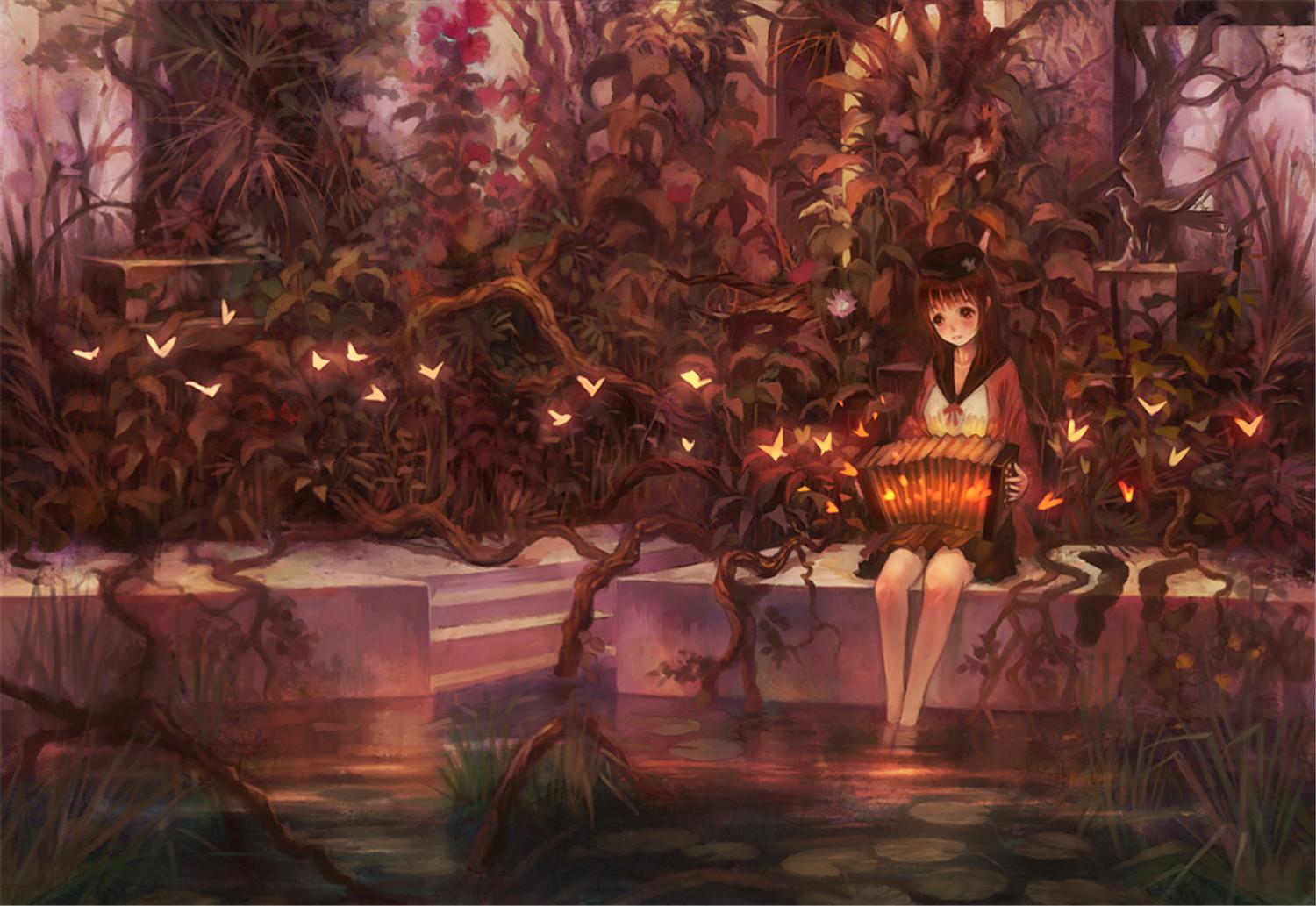色彩运用很漂亮!画面相当有绚丽美感的日本同人画作品欣赏