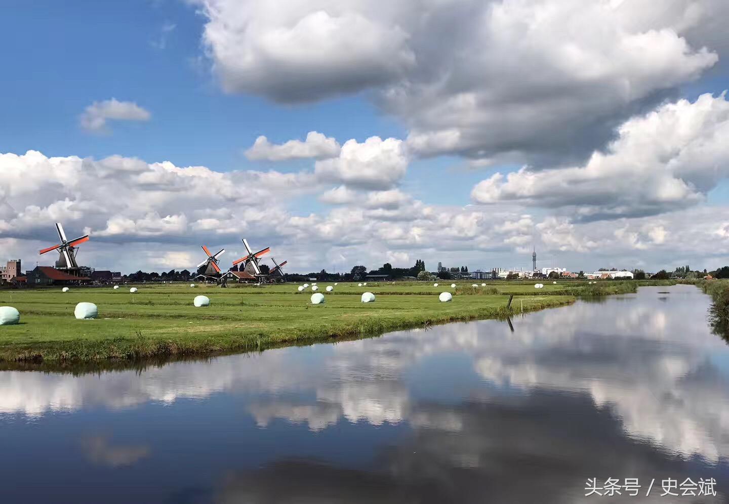 大风车儿童摄影（荷兰大风车与拦海大坝）