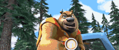 1,杜绝暴力行为作为《熊出没》的的童年tv版,《熊熊乐园》在画面,剧情