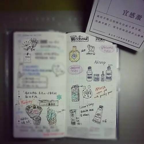 念七 可爱手帐图，微信头像，念七 可爱手帐图（最恶毒的祝福， 手帐）