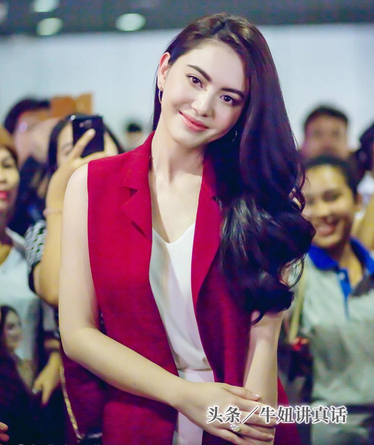 有泰国十亿票房之称的泰国混血女星mai原来长这样啊 啧啧啧