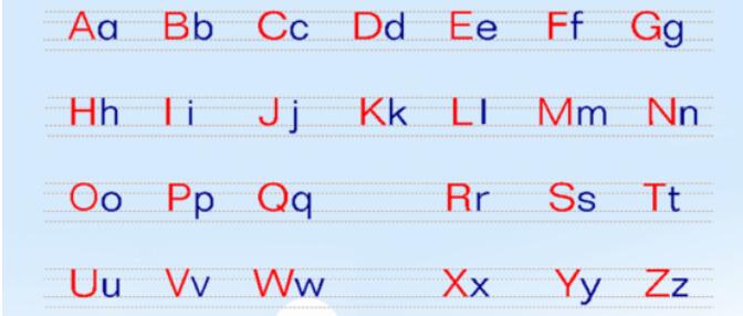 拼音j的正确书写格式,汉语拼音字母表的正确读法与写法 