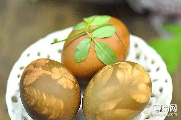 艾叶大蒜煮鸡蛋，五月端午艾煮鸡蛋（赏花踏青尝美食）