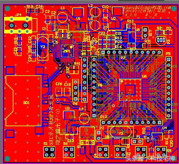 单片机 mp3解码 DIY大神 自己制作单片机MP3（附电路图）