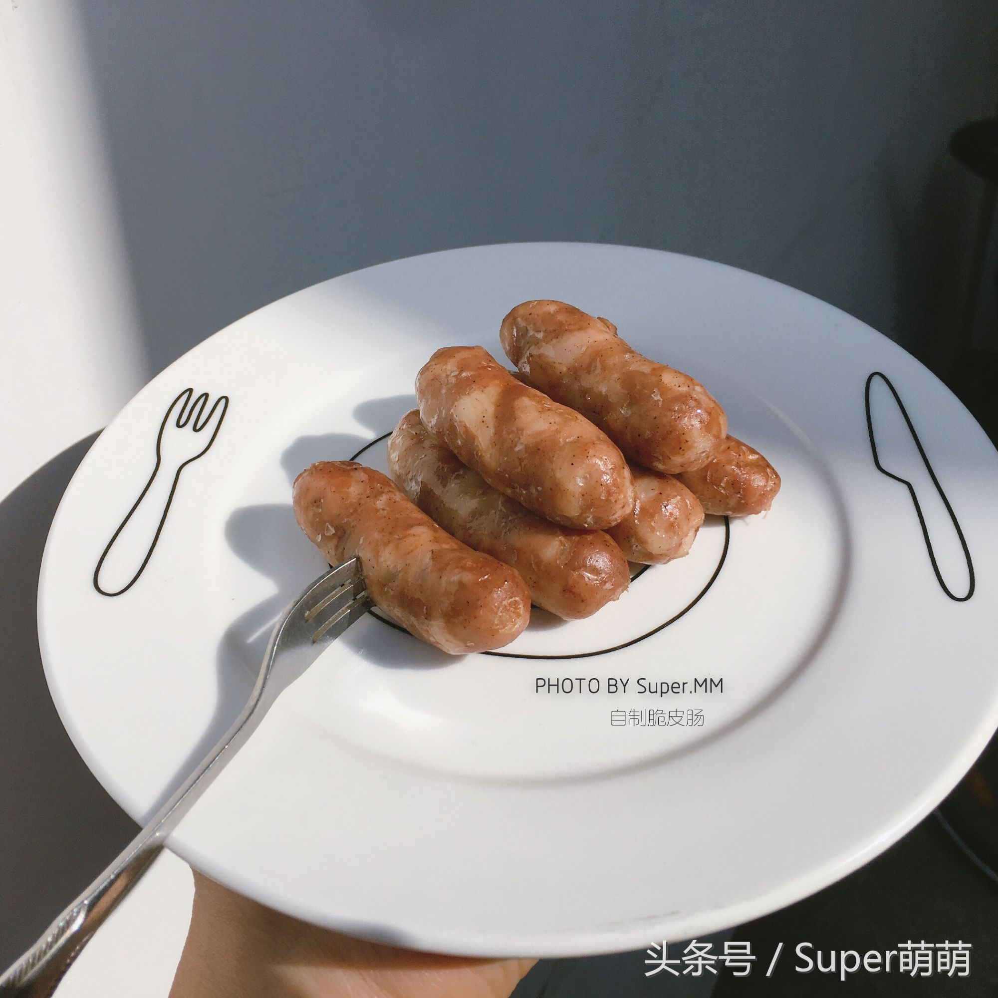 自制宝宝脆皮肠，一看就会做，健康有营养，自己动手做起来吧