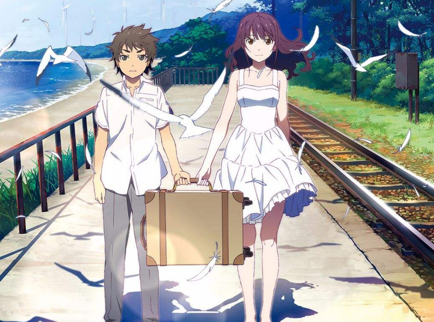 日本动漫电影《烟花》,烟花12月1日在国内上映了.