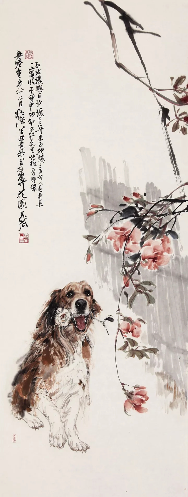 大摇大摆指什么生肖,晁谷画十二生肖—狗 - 玉三网