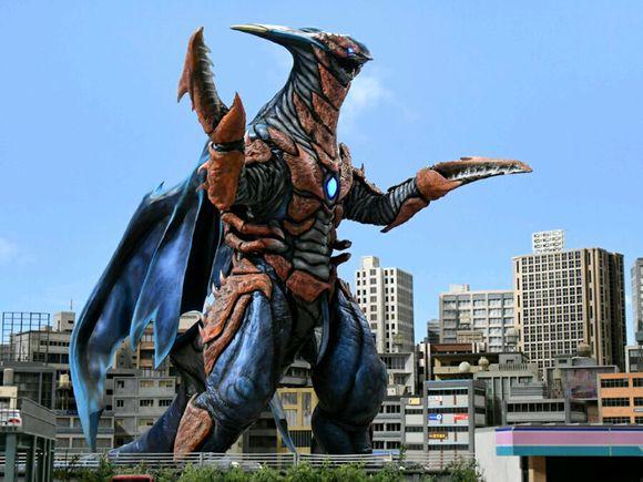 侵略宇宙人:戈德拉星人,初次登场于《赛文奥特曼》,为破坏马克斯号而