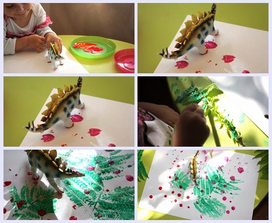 水彩笔画恐龙的画法，恐龙水彩画怎么画（恐龙主题绘画，恐龙也温柔）