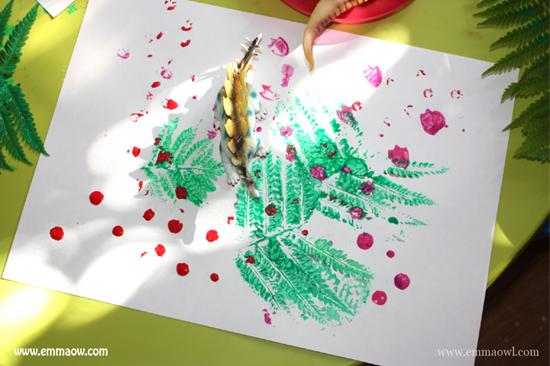 水彩笔画恐龙的画法，恐龙水彩画怎么画（恐龙主题绘画，恐龙也温柔）