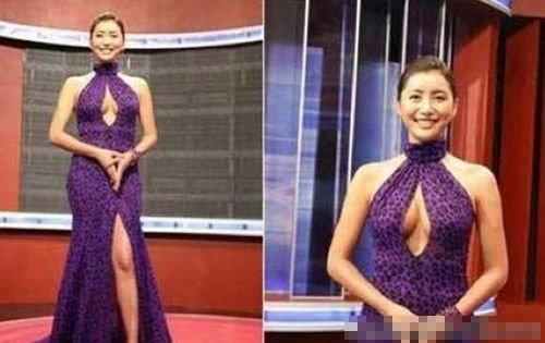 主持人没穿内裤，央视女主播凸点（豪放女主持春光外泄：）