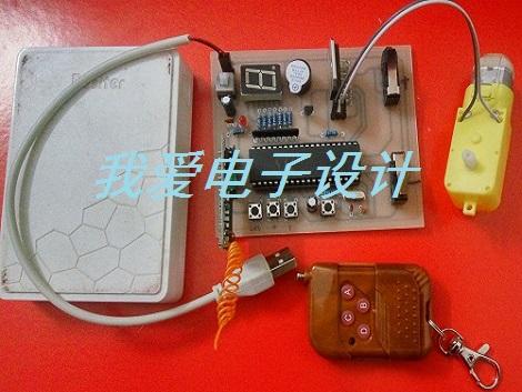 单片机自动车库门 电子小制作 汽车车库门无线遥控控制系统电路 51单片机设计