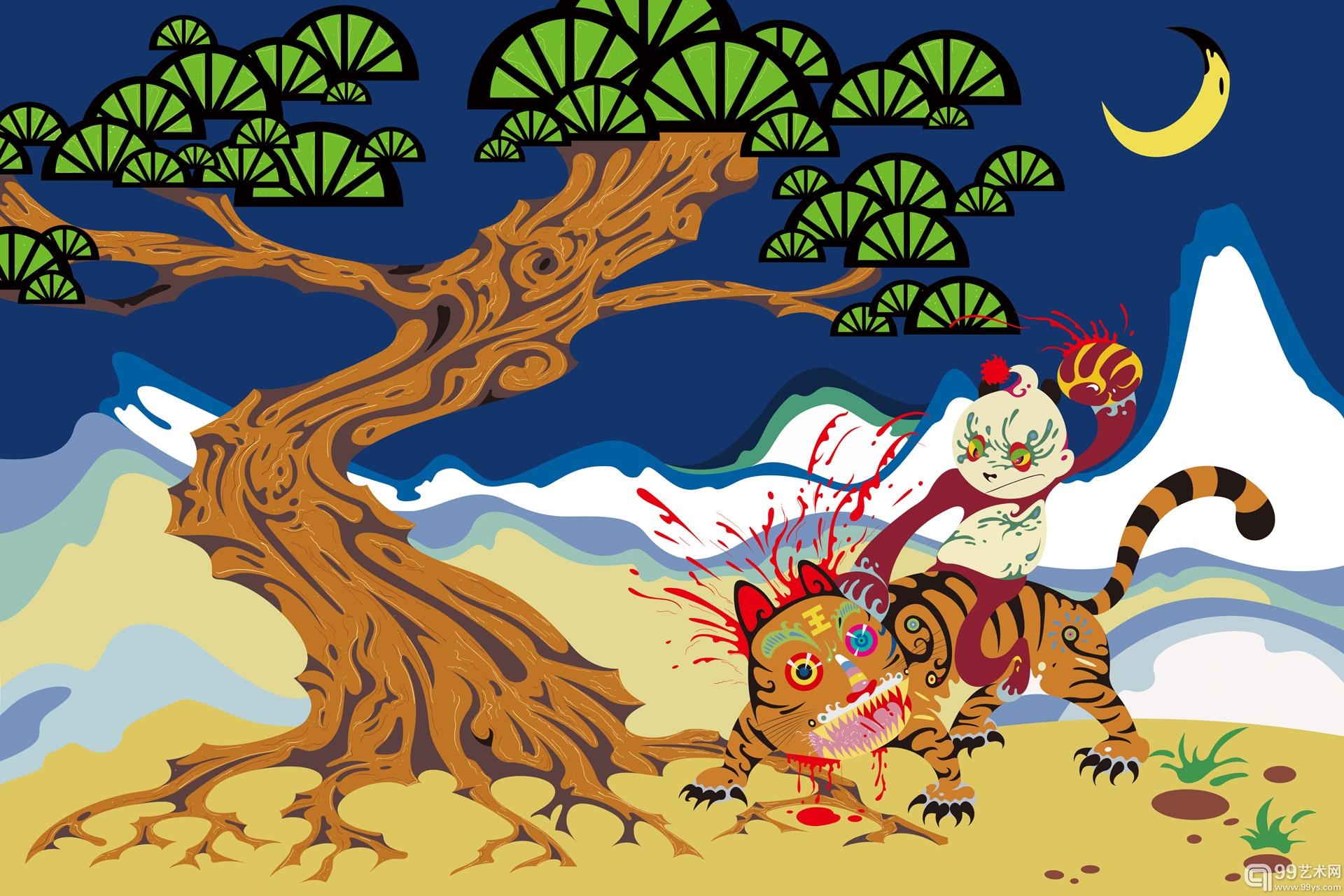 复古风油画棒底图 自制犬夜叉背景图，微信头像，复古风油画棒底图 自制犬夜叉背景图（那些年我们一起追的卡通艺术）