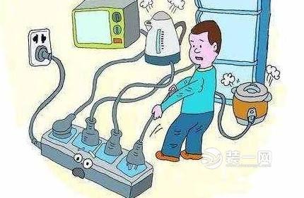 家电维修 水电安装图 私接电线导致家电全部烧坏？正确的水电走线安装方案