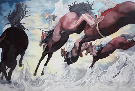 复古风油画棒底图 自制犬夜叉背景图，微信头像，复古风油画棒底图 自制犬夜叉背景图（那些年我们一起追的卡通艺术）