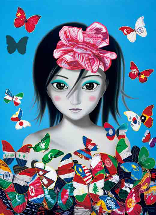 复古风油画棒底图 自制犬夜叉背景图，微信头像，复古风油画棒底图 自制犬夜叉背景图（那些年我们一起追的卡通艺术）