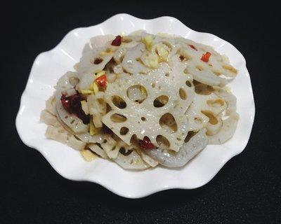 炝莲菜条的做法，炝炒莲菜图片（炝藕片）