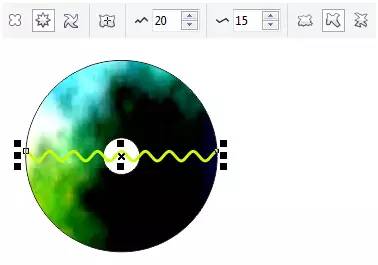 cdr怎么画波浪线，CorelDRAW怎么画圆滑的波浪线（教你如何应用coreldRAW软件制作CD光盘）