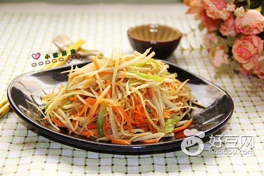 牛蒡丝怎么炒好吃，牛蒡丝怎么炒好吃视频（素炒牛蒡三丝）