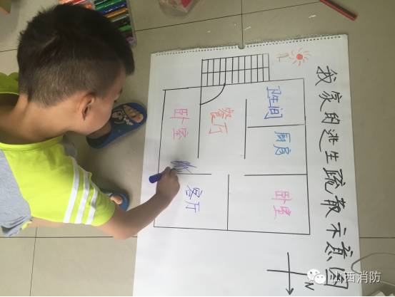 119消防车怎么画，119消防车怎么画难度高级的（最好的逃生疏散示意图）