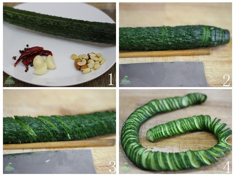 黄瓜怎么切好看，黄瓜的花式切法大全图（不会这么切黄瓜）