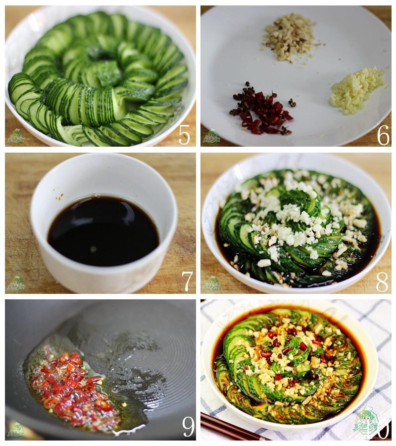 黄瓜怎么切好看，黄瓜的花式切法大全图（不会这么切黄瓜）