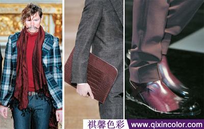 酒红色衬衣配什么颜色领结，暗红色衬衫配什么领结（色彩搭配：新春男人的酒红盛宴）