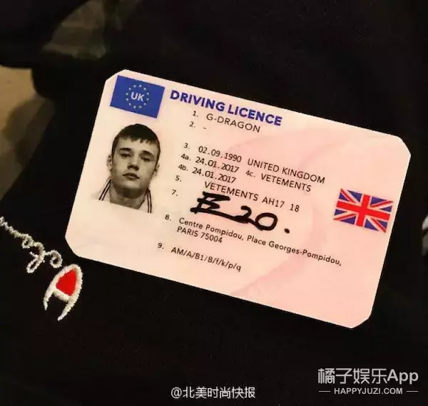 GD  权志龙头像啊～微信，GD  权志龙头像啊～（权志龙的驾驶证上居然是个英国男孩的头像）