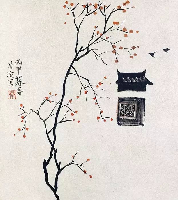 怎样画中国画樱花好看，怎样画中国画樱花好看又漂亮（怎样从零开始，画幅写意的国画）