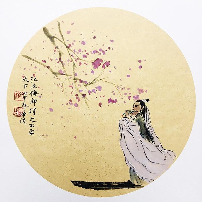怎样画中国画樱花好看，怎样画中国画樱花好看又漂亮（怎样从零开始，画幅写意的国画）
